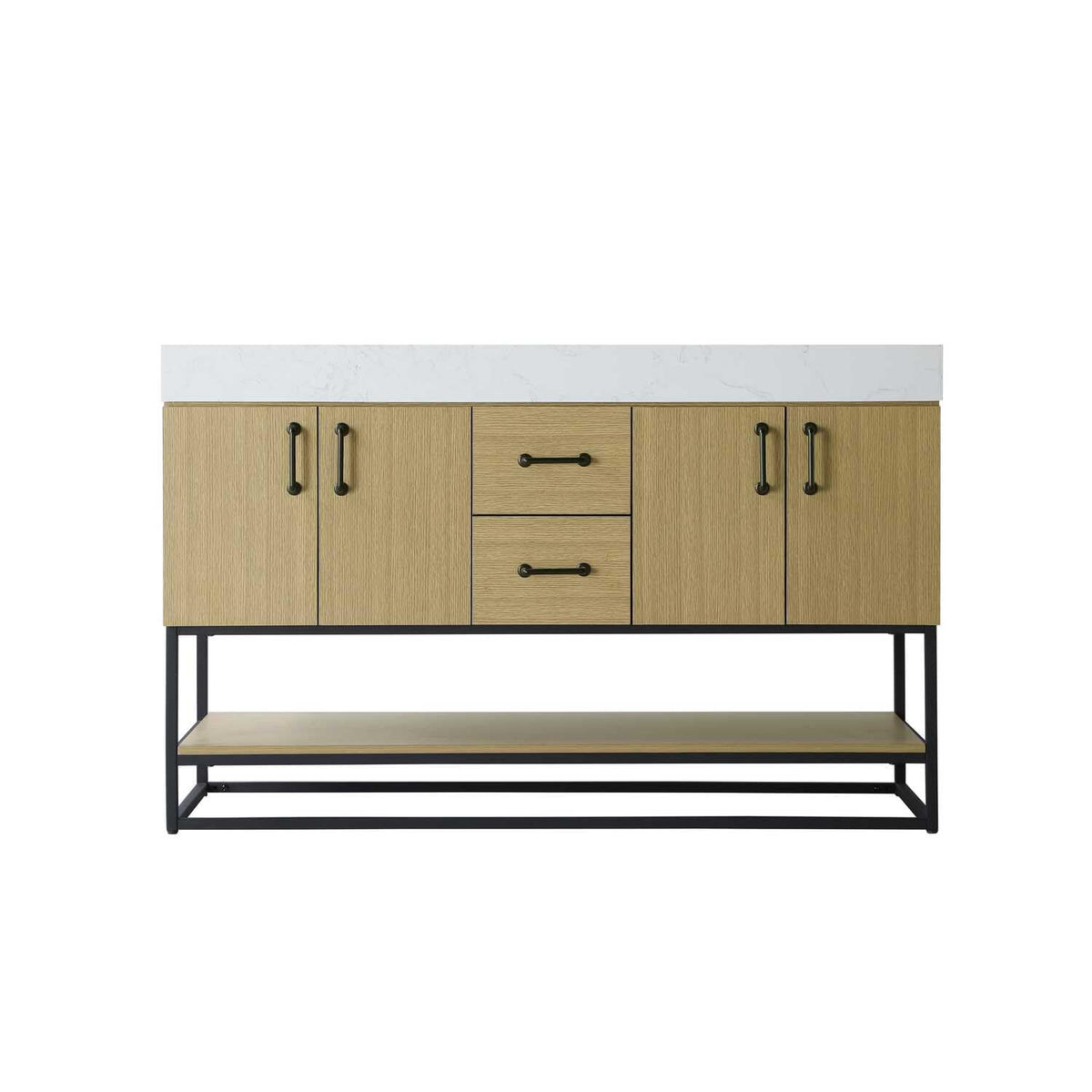 Caroline Bathroom Vanity Honey Brown by Lighting Design – Wood, Honey Brown, Model 5608119
