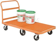 Global Industrial Depot Platform Truck, 6 Wheel, Steel Grating Deck, 60 x 30, 3200 Lb. Capacity