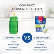 RinseClean Microfiber Spin Mop & Bucket Floor Cleaning System with Citrus Pac (Variety Pack) by O-Cedar – RC W/Citrus PACS, Microfiber, Blue
