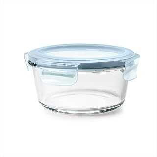 OXO Good Grips Smart Seal 4-Cup Glass Food Storage Container - Arctic Blue