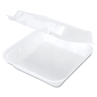 Snap It Foam Container by Genpak – One Size, Foam, White, Pack of 200, Model SN240