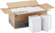 Dixie 1-Ply Beverage Napkin by GP PRO (Georgia-Pacific), White, 1/4 Fold, 96019, 500 Napkins Per Pack, 8 Packs Per Case, 4000ct