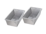 Loaf Pan set 1 Lb by USA Pan – 1 Pound, Alloy Steel, Aluminized Steel, Pack of 2, Model 1140LF-ST-2-1