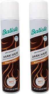 Batiste Dry Shampoo for Dark Hair, 3.81 oz, (Pack of 2)