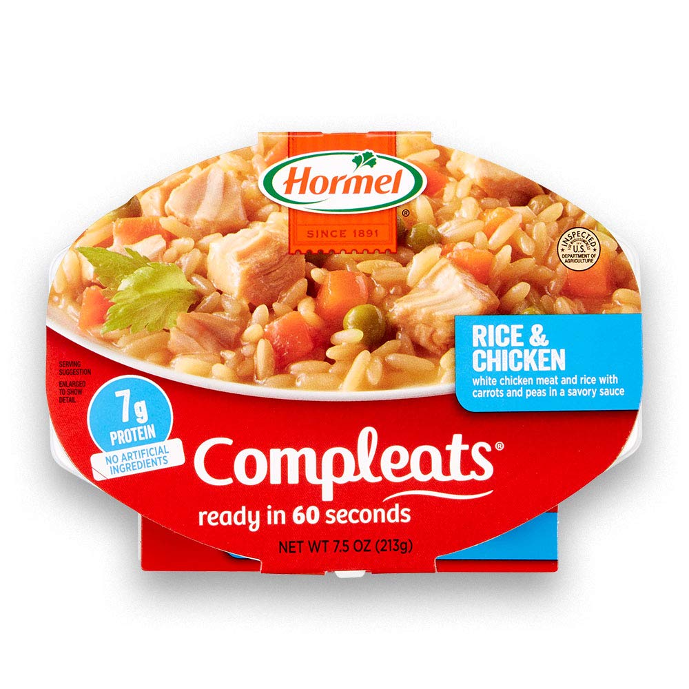 HORMEL COMPLEATS Rice & Chicken / 7.5 Ounce (Pack of 7) / 1 Seasoned Rice