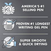 G2 Premium Gel Roller Pens by PILOT – 12 Count (Pack of 2), Plastic, Blue Ink, Pack of 2, Model 31003
