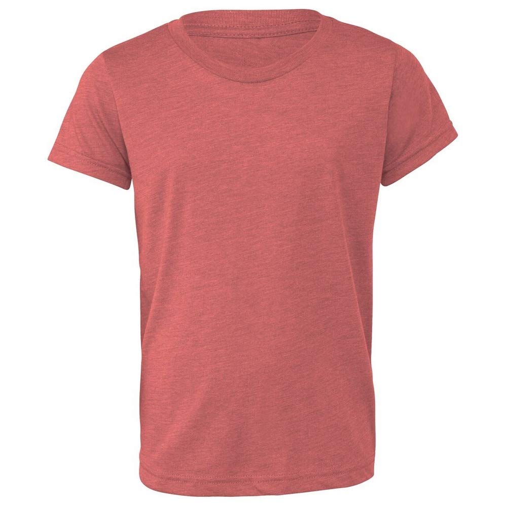 BELLA+CANVAS Youths Tri-Blend T-Shirt by Bella + Canvas – Medium, Polyester/25, True Royal Triblend, Model UTPC2938