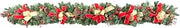 Creative Displays 9' Holiday Garland with Ornaments, Pinecones and Bows