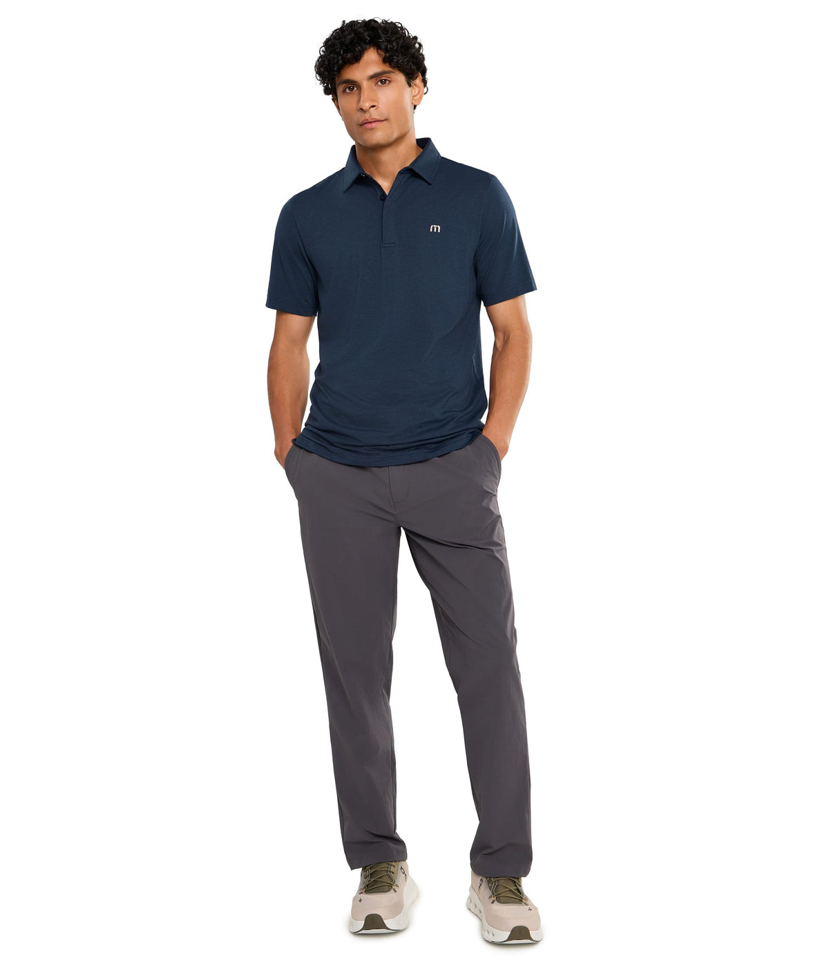 Heater Series Jersey Polo by TravisMathew – Total Eclipse, Model A47463