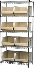 8-1/2" x 11" Warehouse Aisle Sign Kit, Self Adhesive, Yellow 10/Pk