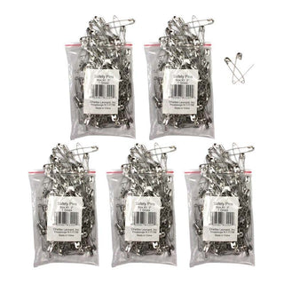 Safety Pins 2" by Charles Leonard – Alloy Steel, Silver