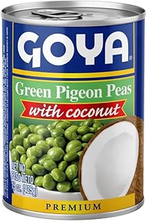 Goya Green Pigeon Peas With Coconut, 15.5 oz, 2-Pack