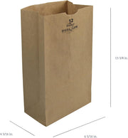 . Co. 18412 12# 100% Recycled Kraft Bag by Duro Bag Mfg – 500 Count (Pack of 1), Paper, Kraft, Pack of 500, Model 80982