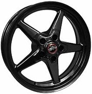 92 Drag Star Bracket Racer 17x10.5 5x120BC 7.00BS Gloss Black Wheel (92-705253B)