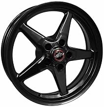 92 Drag Star Bracket Racer 17x10.5 5x120BC 7.00BS Gloss Black Wheel (92-705253B)