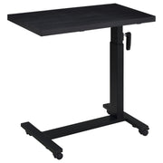 Coaster Home Furnishings Westpark Height Adjustable Mobile Bedroom C-Table Black by Coaster Fine Furniture – 28"W x 15.5"D x 27.75 - 40.25"H, Model 315856