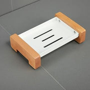 White Double Towel Bars Bathroom Towel Hanger Space Aluminum Bathroom Accessories Towel Rack Toilet Brush,Mesa Soap Rack