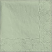 Hoffmaster 180346 Beverage Napkin, Regal Embossed, 2-Ply, 1/4 Fold, 9-1/2" Length x 9-1/2" Width, Soft Sage (4 Packs of 250)