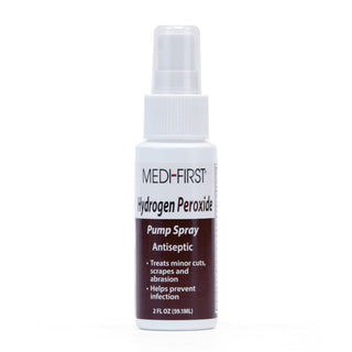 Medi-First Hydrogen Peroxide Pump Spray by Medique – 1 Count (Pack of 1), Model 25702