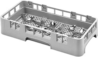 Cambro HFR258151 Camrack Polypropylene Flatware Washing Rack, Half Size, Soft Gray