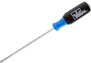 IDEAL INDUSTRIES INC. 35-186 Electrician's Cabinet Tip Screwdriver, 3/16 Inch Diameter x 6 Inch Long Shank