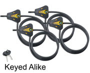 Master Lock 4 Pack / black and yellow / cargo Cables & Chains