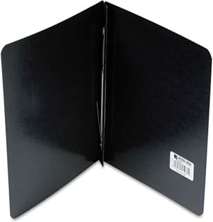 ACCO Brands ACCO PRESSTEX REPORT COVER, PRONG CLIP, LETTER, 3" CAPACITY, BLACK, 5 EA