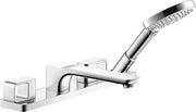 hansgrohe 4-hole bathtubmixer Axor Urquiola F-Set, tile-edge, chrome 11445000