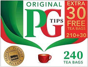 PG Tips Black Tea, Original Tea Bags, 240-Count Box (Pack of 2)
