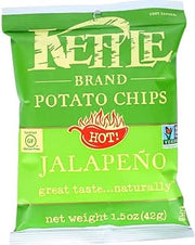 Kettle Brand Jalapeno Potato Chips, 1.5 Ounce - 24 per case.