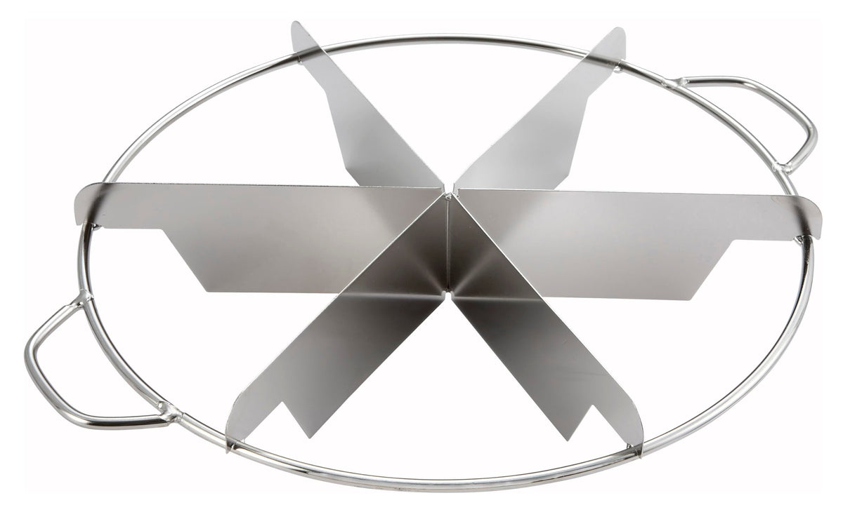 Winco Pie Cutter, 6 Slices, Stainless Steel