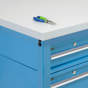 72" W x 36" D Workbench by Global Industrial – 72"W x 36"D, Steel, Blue, Model 319343BL