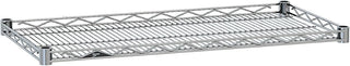 (InterMetro/Ali - HDM1448NC - 48 inW x 14 inD Wire Shelf, Chrome Plated Finish, 250 lb Shelf Capacity, Silver