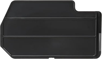 Akro-Mils 40321 Plastic Length Dividers for AkroBins Stackable Storage Bins Model 30320, Custom Storage Inserts for Tools, Crafts & Supplies, 7-Pack, Black