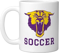 Bloomfield High School Indians Soccer Ceramic Mug, White, 11oz