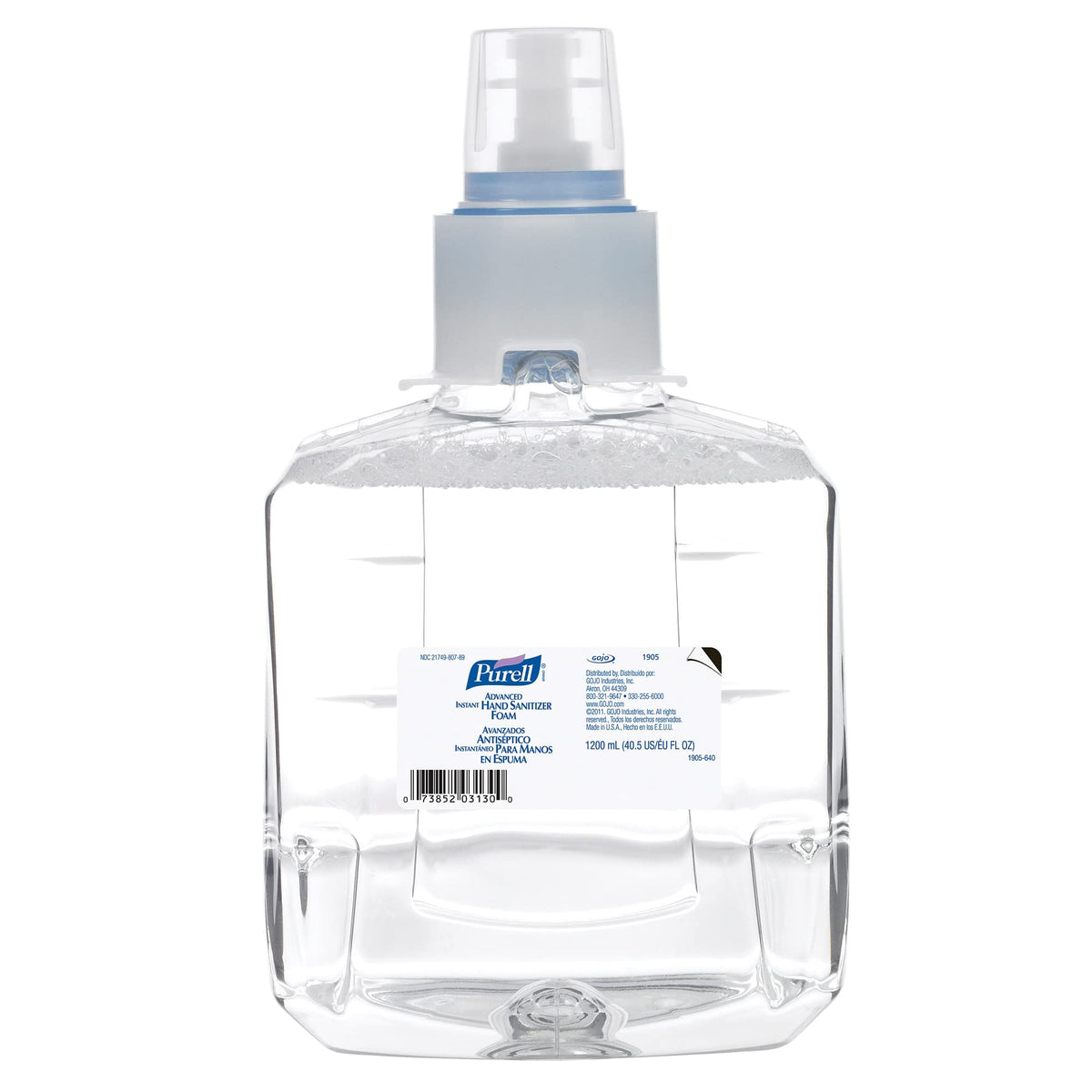 GOJO 1905-02 PURELL LTX-12 LTX Instant Foam Hand Sanitizer – Shape, (Pack of 2)