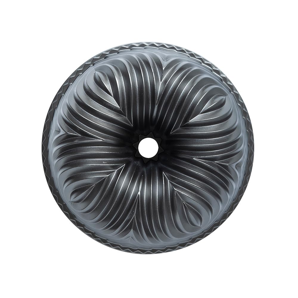 Bavaria Bundt Pan by Nordic Ware – 10-Cup, 2.5 liters, Aluminum, Graphite, Model 53624AMZM
