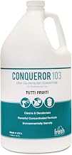 Fresh Products 1WBTU Conqueror 103 Odor Counteractant Concentrate Tutti-Frutti 1 gal Bottle 4/CT
