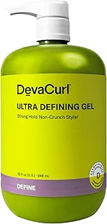 DevaCurl Ultra Defining Gel Strong Hold Non-Crunch Styler | Non-Flaking Formula | Non-Sticky