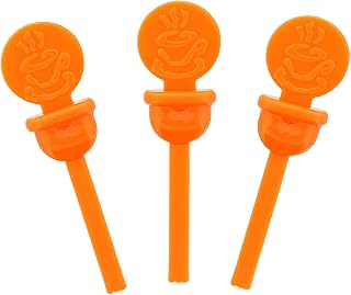 StixToGo Beverage Plugs - Leak Prevention Coffee Accessory for Hot Drinks, Disposable Coffee Stoppers, Fits Standard Lids - Orange, 2", Pack of 2000