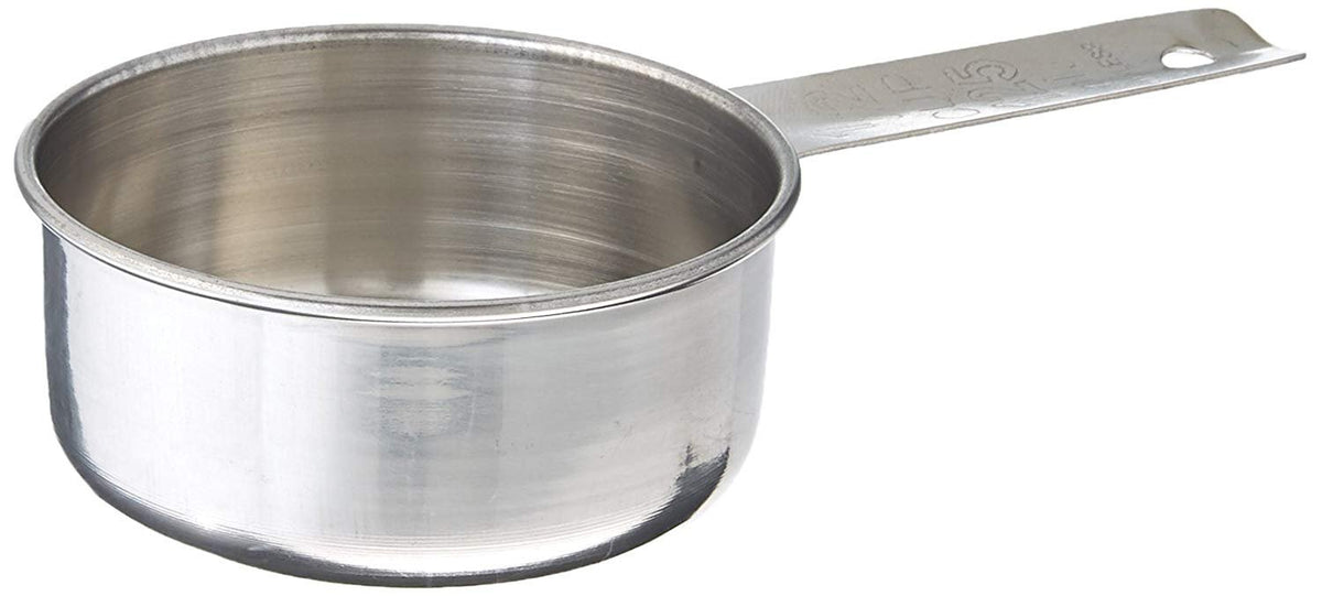 Tablecraft 4-Ounce / 2 Pack / Stainless Steel / 0.5 cups Cups