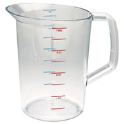 Clear Bouncer Measuring Cups 4 Quart by Rubbermaid – 24.13 cm, 3.8 liters, Polycarbonate, Clear, Model RCP3218CLE