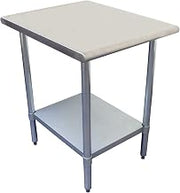 Thunder Group SLWT43024F Work Table 30" X 24" X 35" 18 Gauge/430 Stainless Steel Flat Top