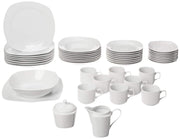 10 Strawberry Street White / Square / One Size Dinnerware Sets