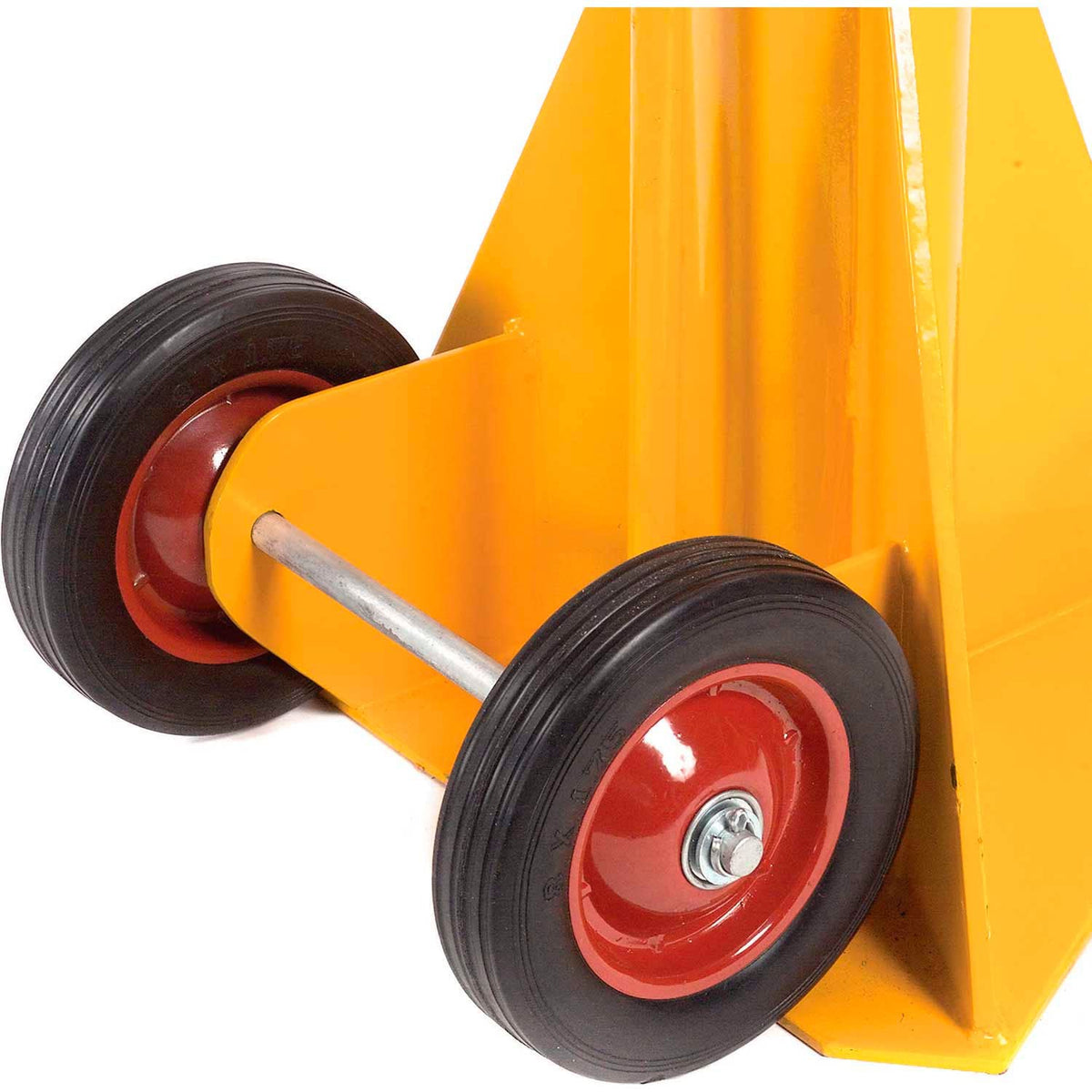 100,000 Lb. Static Capacity Heavy Duty Trailer, Yellow by Global Industrial – 25"L x 24"W x 40"H, Steel, Yellow, Model TJ60