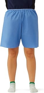 Medline Multilayer Disposable Exam Shorts Blue