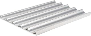 Chicago Metallic 49035 Uni-Lock Baguette/French Bread Pan 5-long perforated - C