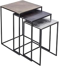 Renwil TA174 Accent Table, Brass Antique/Bronze/Raw Nickel/Matt Black