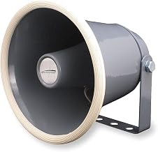Speco Technologies PA Horn, Weatherproof, Gray, 10 W - SPC10
