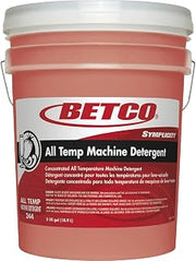 Betco Symplicity All Temp Machine Detergent Concentrate, 5 gal (18.9 L) Pail with SureConnect